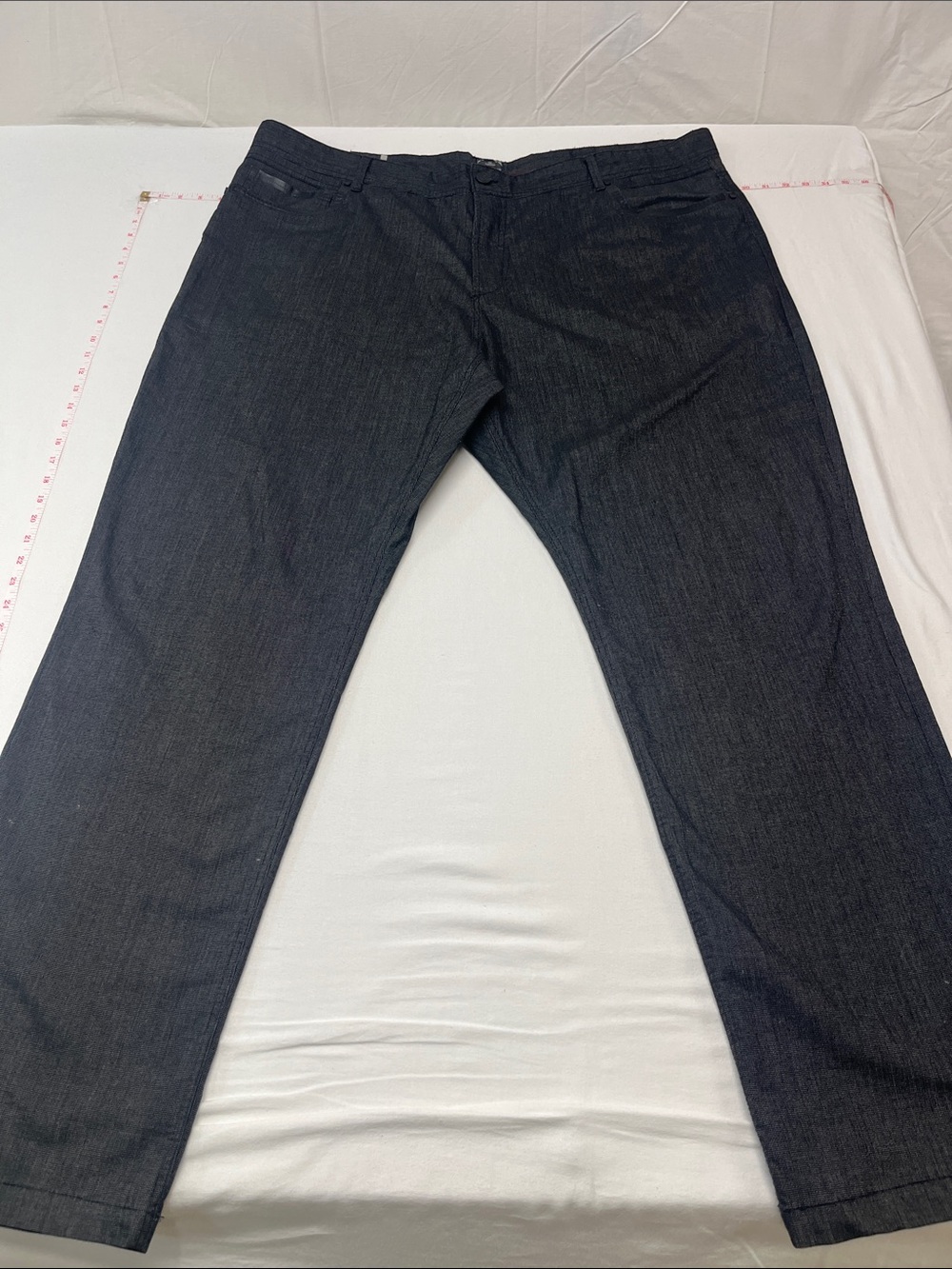 Point Zero Men's plus Relaxed Straight leg pants in Dark Charcoal 48x34   1341
